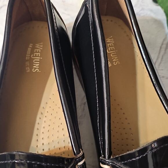 Weejuns NWOT G.H.Bass Handcrafted Classic Black Patent Leather Loafers 10 - Picture 11 of 14